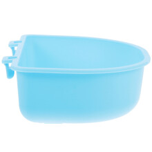 Plastikowa Wisząca Miska Dla Zwierząt Niebieska Solidna Miseczka