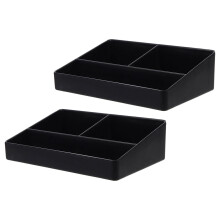2 szt. organizer na herbatę i kawę, pudełko z PVC do biurka