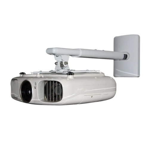Adjustable Ceiling Wall Projector Mount Stand 360-Degree Rotation 40-60 Cm Extension Universal Compatibility Steel