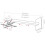 Adjustable Ceiling Wall Projector Mount Stand 360-Degree Rotation 40-60 Cm Extension Universal Compatibility Steel 2
