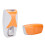 Wall Mounted Toothpaste Dispenser & Toothbrush Holder Set – Orange, ABS+PP 8
