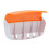 Wall Mounted Toothpaste Dispenser & Toothbrush Holder Set – Orange, ABS+PP 9