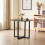 Comfy Living (Black, Grey) 90cm Square Dining Table Set with 4 Chairs Various Colours 4
