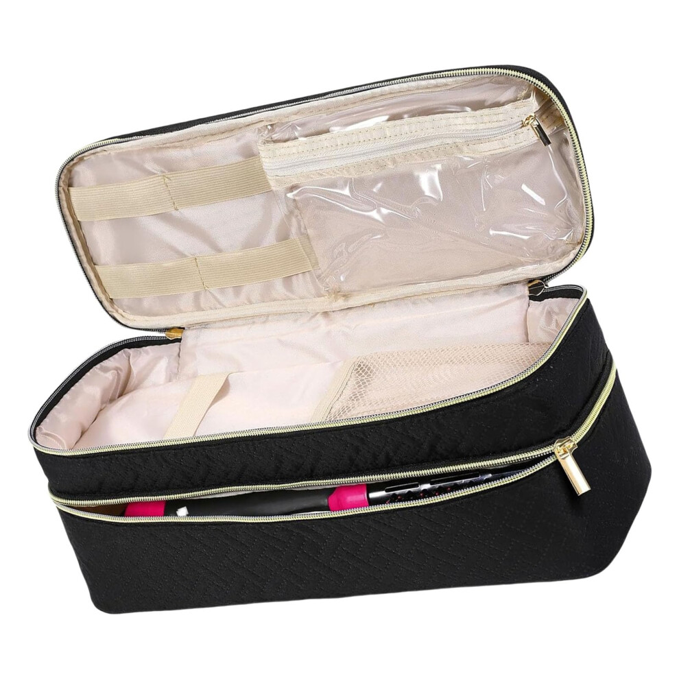 Hair Dryer Storage Organizer Travel Case For Hair Dryers And Stylers Nylon Portable Organizer Universal Compatibility