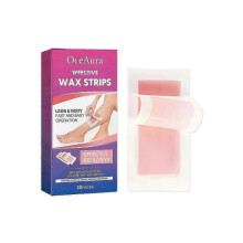 OceAura scented hair removal wax paper series gently moisturizes and refreshes the skin smooth body