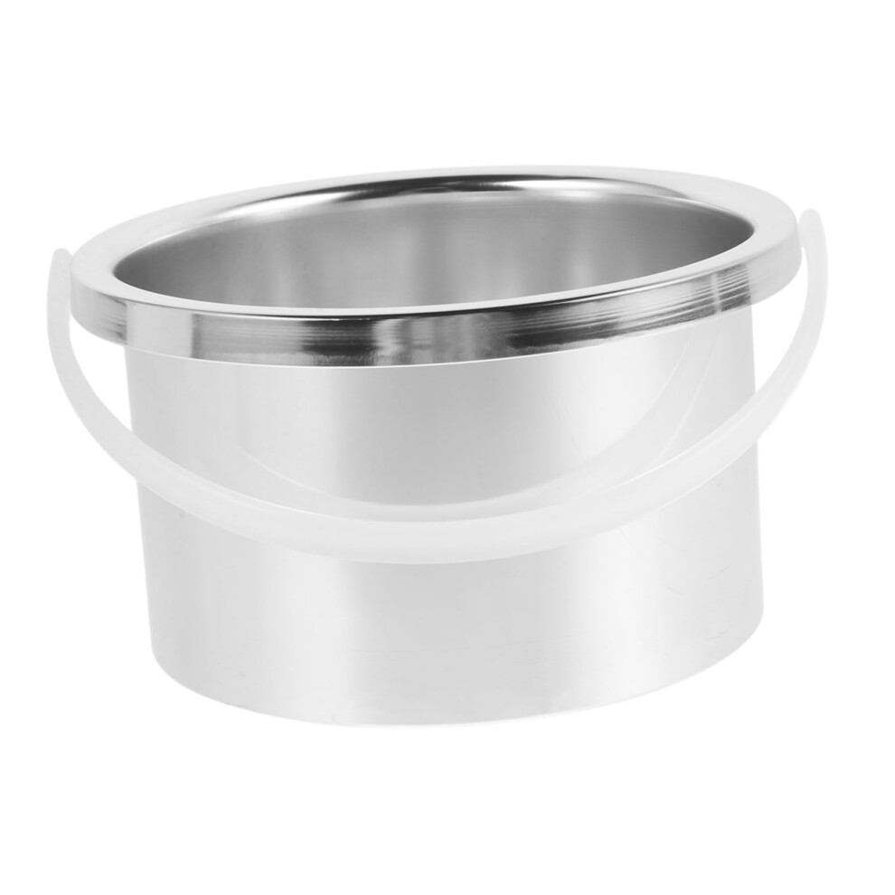 Aluminum Wax Melting Pot Replacement 105mm ID Sturdy Wax Warmer Container Compatible Waxing Machines Home Use