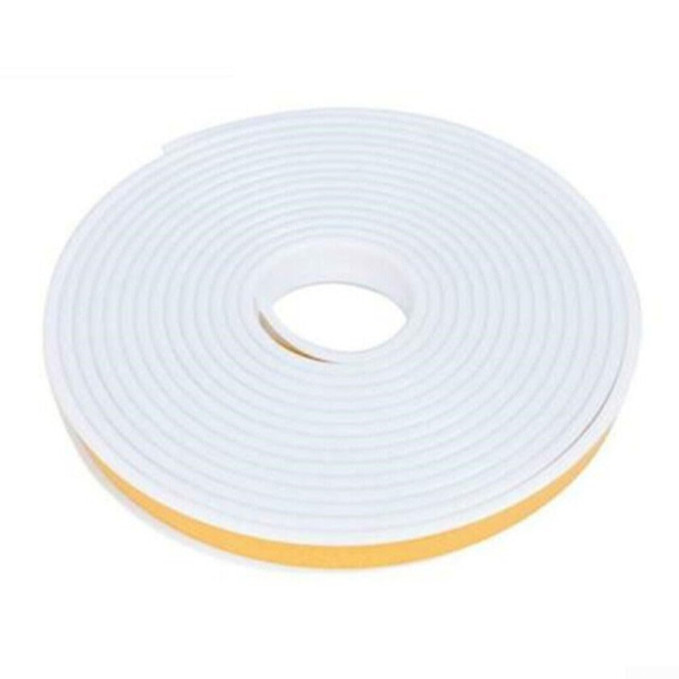 TPE Banding Seal Strips 5M Length U-Shaped Edge Tape White For Table Corners, TPE Material, Table Corner Protection