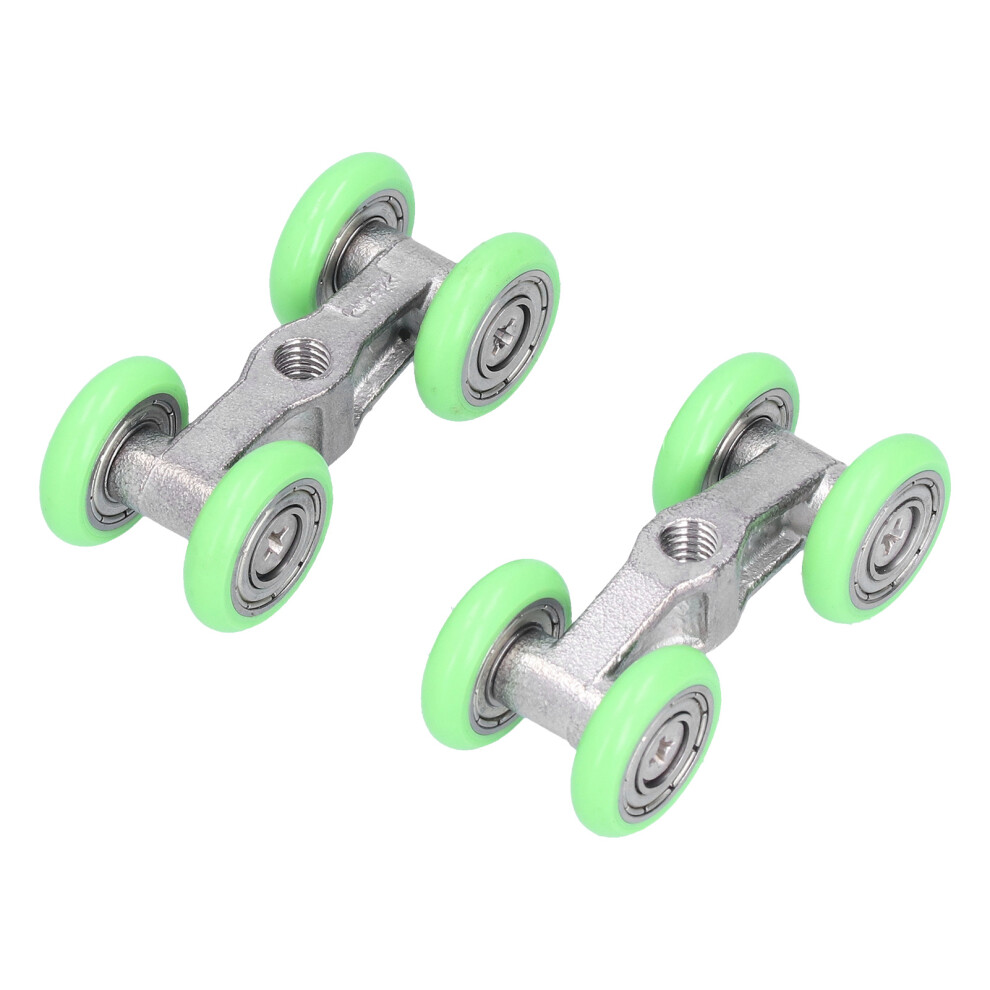 2Pcs Roller Wheel Runner Pushpull Ushaped 4Wheel 8320539315010