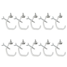 Truss Clamp Lights 10Pcs Heavy Duty Aluminum Alloy Mounting Bracket Hooks 35-52mm Compatible With DJ Spot Lights