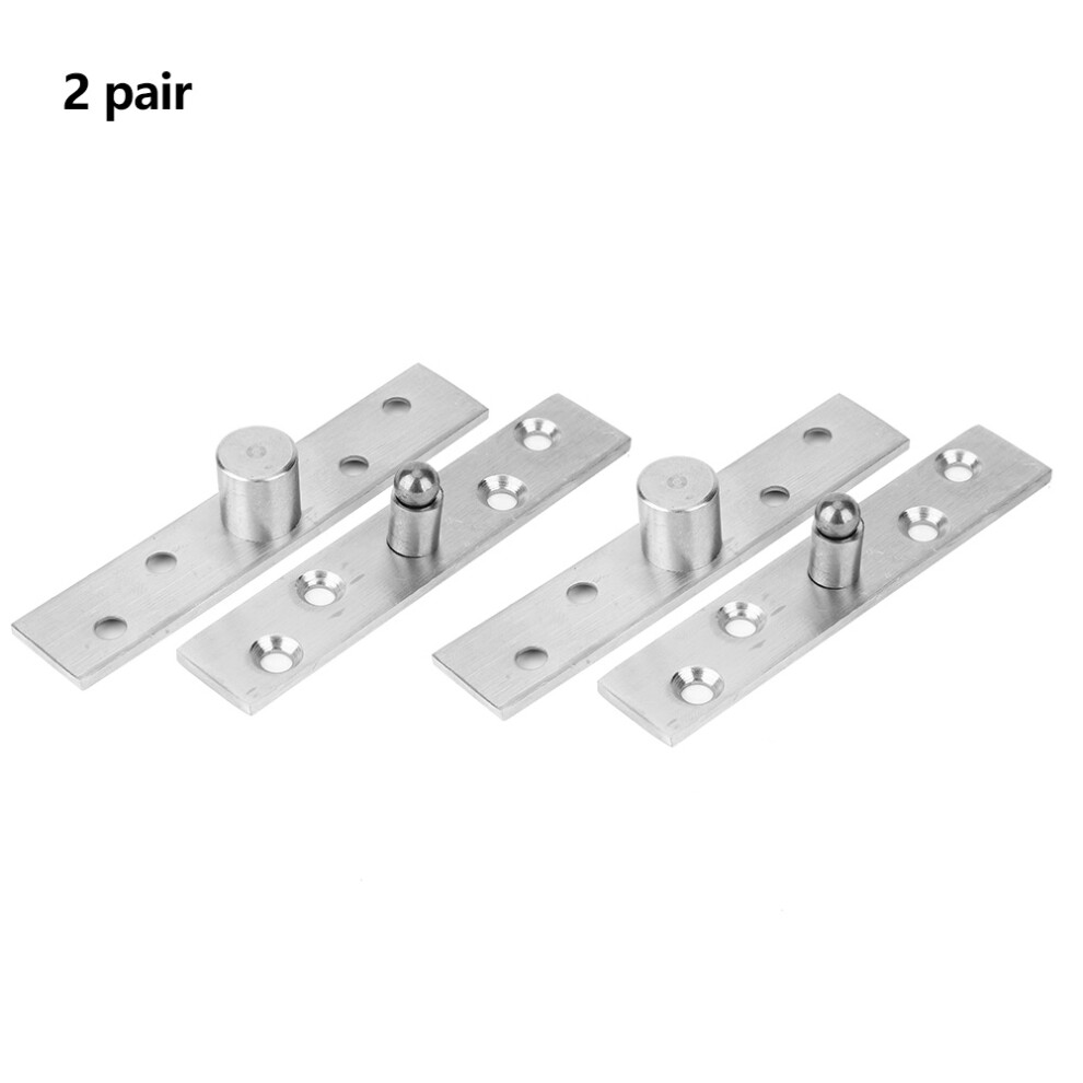 2pcs 360 Degree Rotary Pivot Hinge Stainless Steel