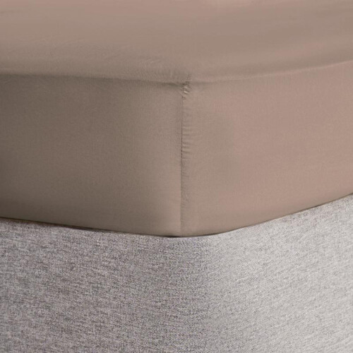 (Mink, King) OHS Plain Dyed Fitted Bed Sheets Non-Iron Single Double King Superking