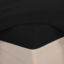 (Graphite, Double) OHS Plain Dyed Fitted Bed Sheets Non-Iron Single Double King Superking