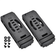 Outdoor Sheath Belt Clip Two Pack Nylon Waist Sheath Holder For Scabbard Mount Carry Easy Access Clamp