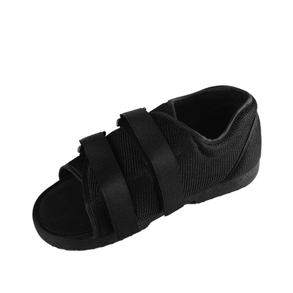 Black Ankle Fracture Plaster Shoes Medical Orthopedic Recovery Footwear Toe Valgus Surgical Fixed L25xw9.5cm