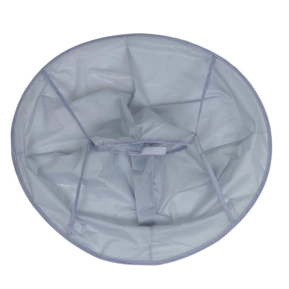 Haircutting Capes 2-Pack Adults Grey Hairdressing Cloaks Breathable Salon Aprons Clip Closure Home Use