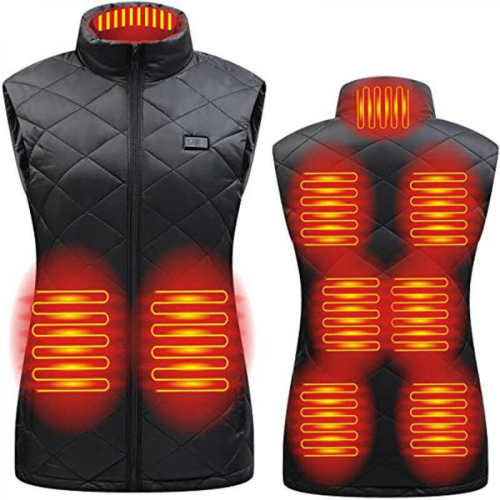 Black Friday Heated Vest for Women, Electrically Heated Vest with Warming Function S