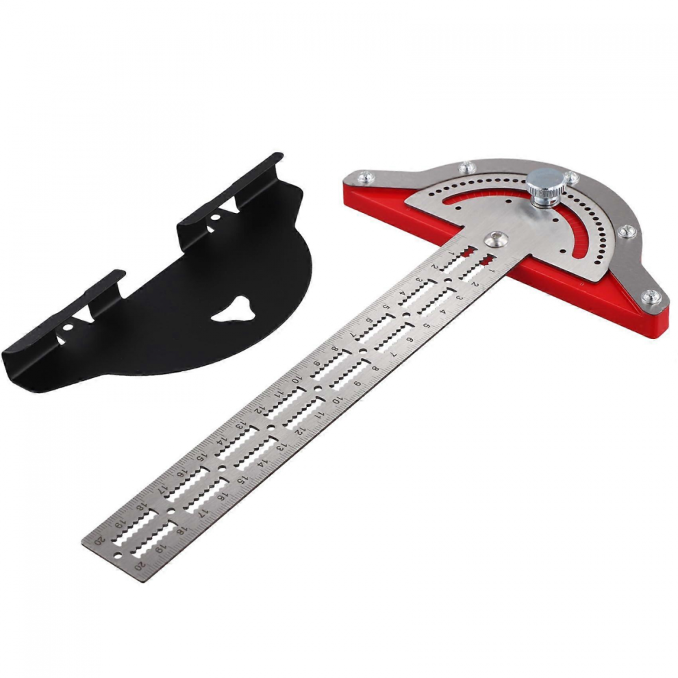 Black Friday Holzarbeiter Edge Lineal Winkelmesser 20cm T-Quadrat Holzarbeitsmesswerkzeug Zimmermannswinkel H?lzerne Designlineal-image-OPC-PKGNQTS-NEW