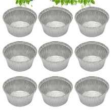 20 Sztuk 285 Ml Okrągłe Folie Aluminiowe Miseczki Do Pieczenia