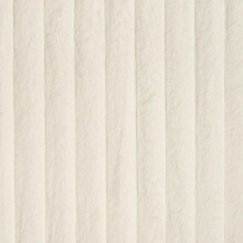 (Cream Ribbed, 80 x 150cm) OHS Embossed Tufted Rug Arches Geo Waffle Ribbed Bubble Cable Knit Textured Soft Cosy Plush Plump Fleece Faux Fur Jacquard Anti-Slip Indoor