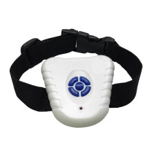Dog Bark Collar Ultrasonic Bark Control Device For Indoor And Outdoor Training White Pet Supplies Tool