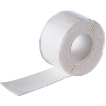 Waterproof Silicone Repair Tape For Plumbing, Self-Fusing, No Adhesives Required, White