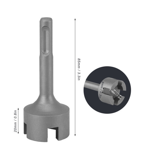 Enhance Drill Efficiency with SDS Plus Ground Rod Driver - Sturdy & Reliable 1