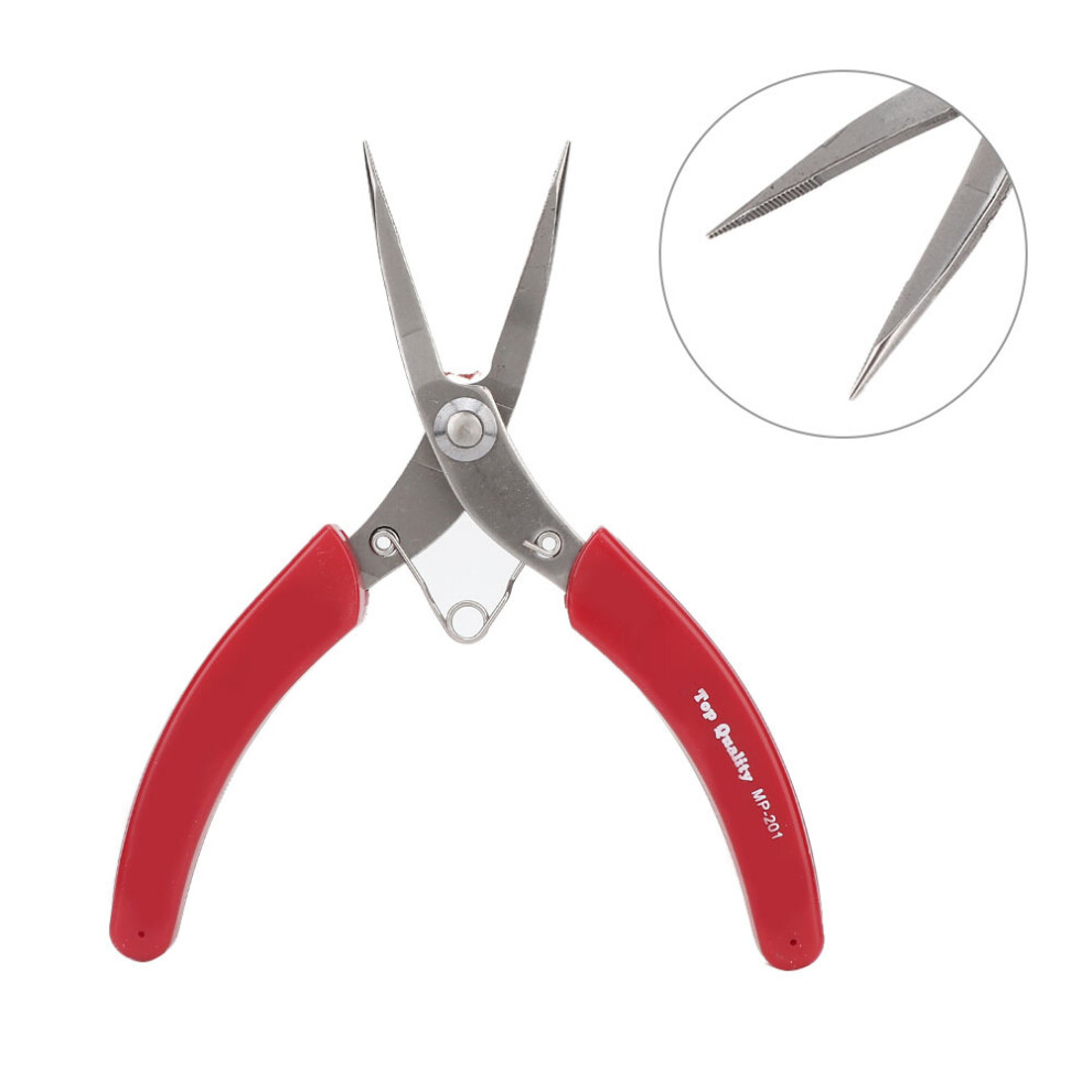 Needle Nose Pliers Jewelry Electronics Repair Tool Steel Plastic 201 8361349589161