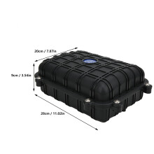 Horizontaler Glasfaserkabelverbindungskasten 48 Kerne IP68 wasserabweisend, 28x20x9cm