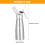 500ml Aluminum Cream Whipper with 3 Tips, Easy Clean, Silver 1