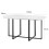 Comfy Living (White, Grey) 150cm Rectangular Dining Table With 6 Chairs Various Colours 3