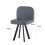 Comfy Living (White, Grey) 150cm Rectangular Dining Table With 6 Chairs Various Colours 7