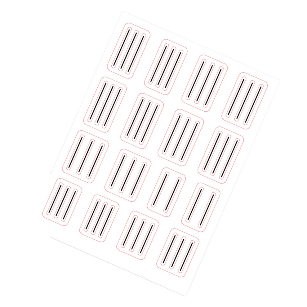 French Tips Nail Art Stickers Adhesive Nail Decals Plaids-H31