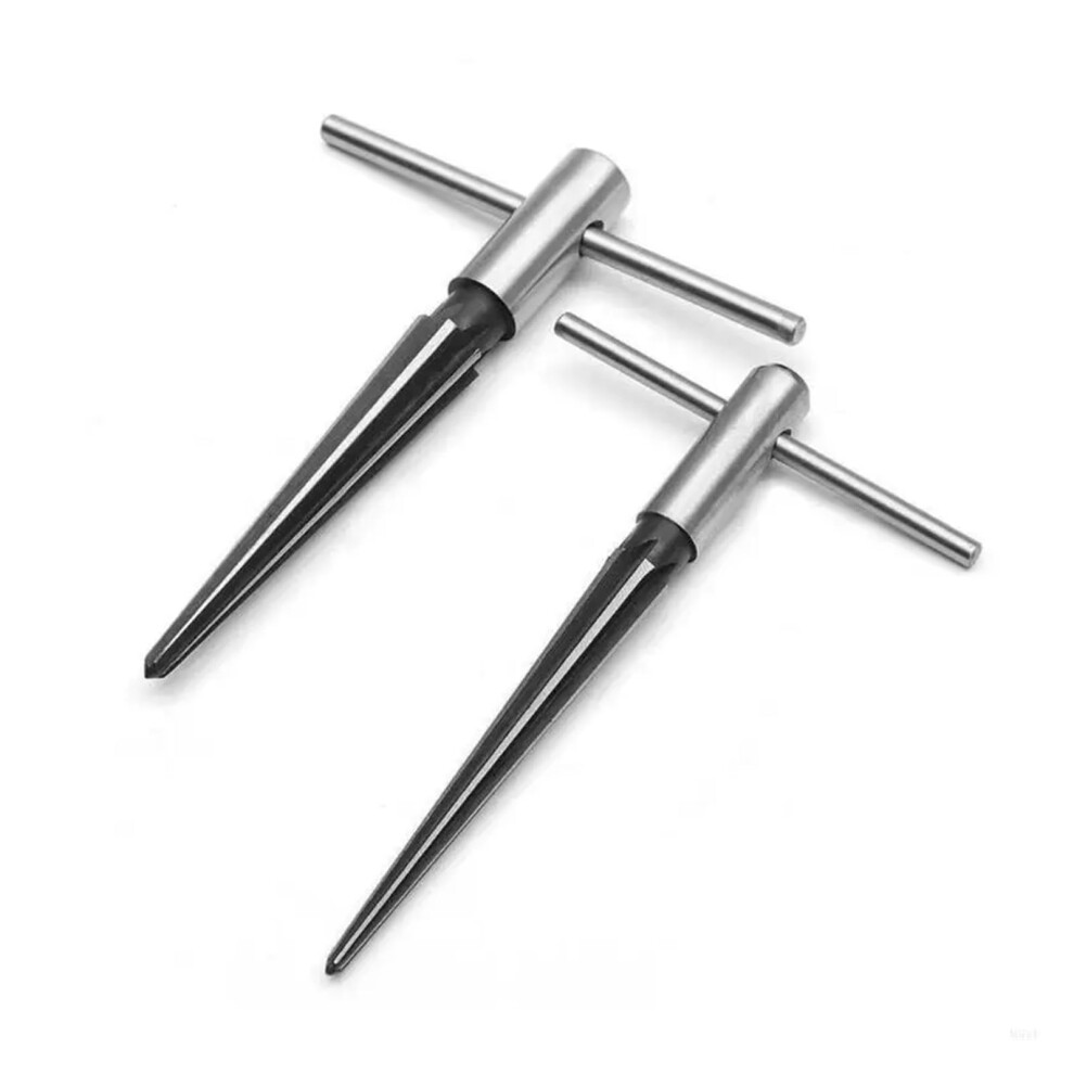 M5tf Professional Tapered Reamer With Round/Hex Shank T-Handle For Machinists Woodworking, Hexagonal Handle 5 1 9084446911510