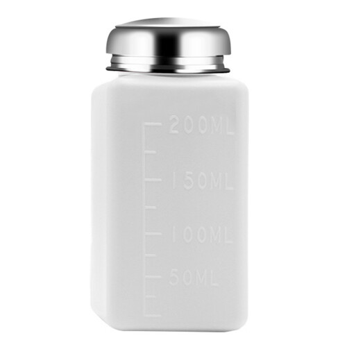 Press Type Liquid Bottles 100-250ml Leak Proof-200ml White