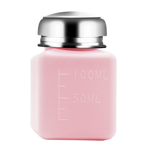 Push Top Liquid Dispenser Bottle 100-250ml Suitable-100ml Pink
