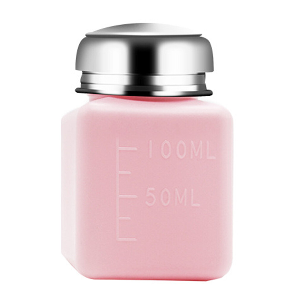 Pink Push Top Liquid Dispenser Bottle 100-250Ml Suitable-100Ml