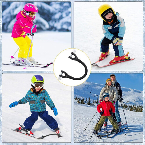 Ski Board Connection Ski Tip Connection Snowboard Holder For Beginners Portable Ski Training Aid 2