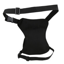 Multi-Function Outdoor Nylon Leg Bag Waist Pack 32x24x6cm Black