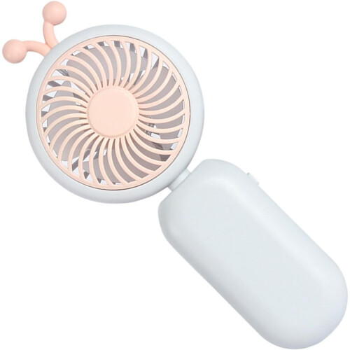Table Fan USB Rechargeable Desk Fan Handheld Compact Mini Cooling Three Speed Gril Design 2