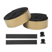 Comfortable Gold Bike Handlebar Tape, Anti Slip PU EVA 93g