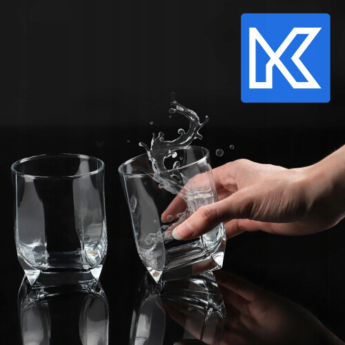 KADAX Gläser für Whiskygetränke, 320 ml, 6er-Set 1