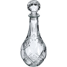 KADAX Whiskey-Alkohol-Dekanter, Kristallglas, 0,8 l, mit Korken