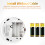 Smoke & CO Detector Combo 2 Pack, LCD Display, Battery Powered 5