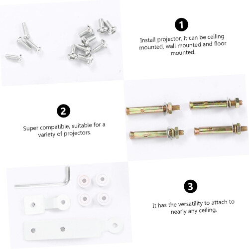 Telescopic Projector Ceiling Mount Wall Hanging Bracket Adjustable Height Universal Projector Mount 1