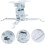 Telescopic Projector Ceiling Mount Wall Hanging Bracket Adjustable Height Universal Projector Mount 3