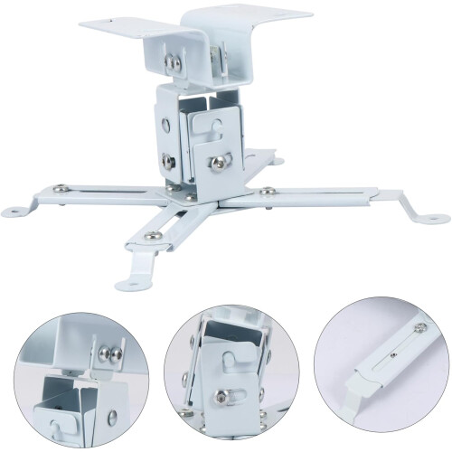 Telescopic Projector Ceiling Mount Wall Hanging Bracket Adjustable Height Universal Projector Mount 2