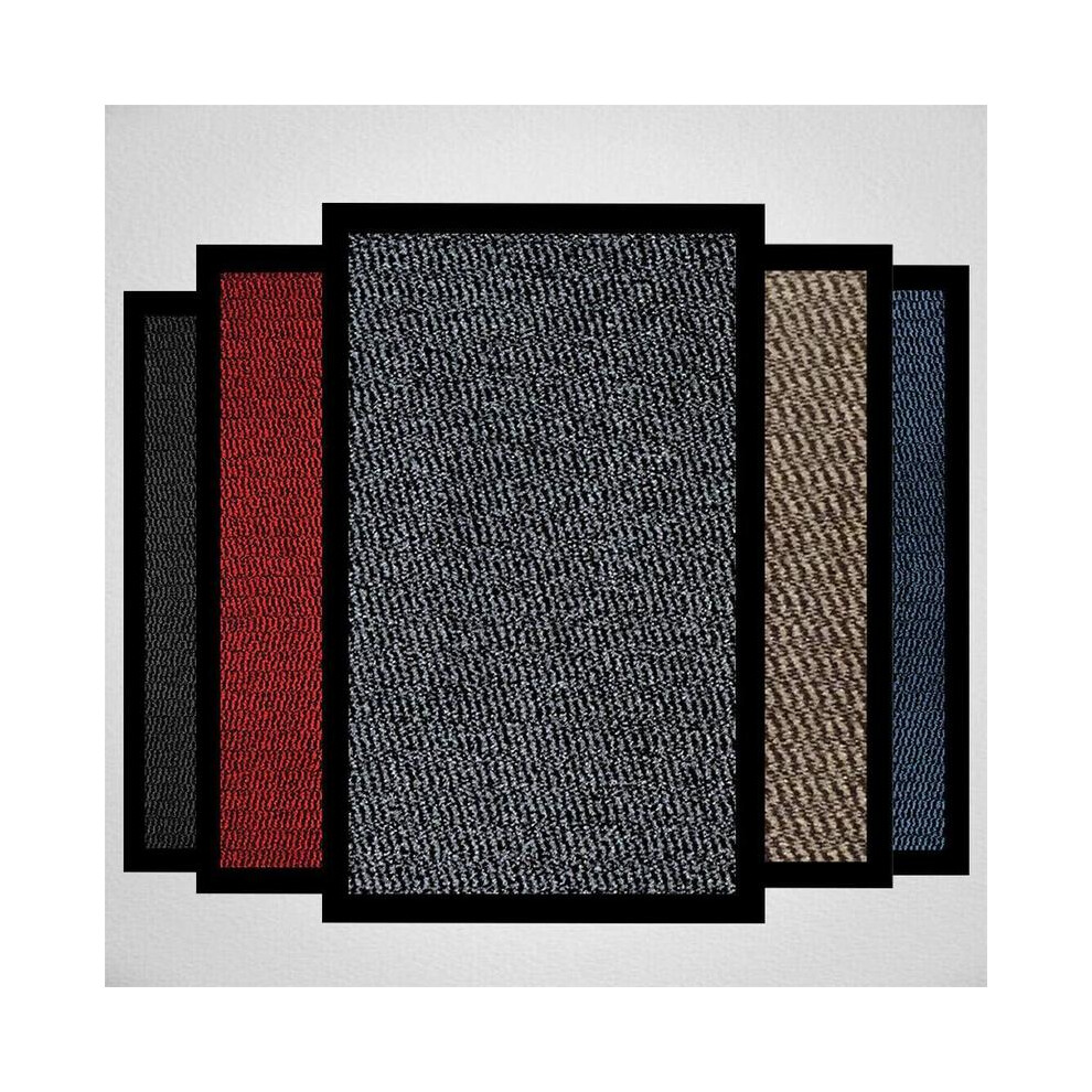 (Beige, 80x120 cm) Doormat Dirt Trapper For Indoor & Outdoor Black Grey Washable Barrier  Heavy Duty Non - Slip Door Entrance  Kitchen Runner Super Ab-image-OPC-PKGP9RS-NEW