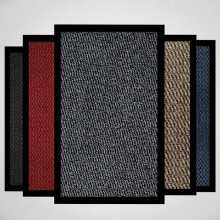 (Grey, 40x60 cm) Doormat Dirt Trapper For Indoor & Outdoor Black Grey Washable Barrier Heavy Duty Non - Slip Door Entrance Kitchen Runner Super Absorbent D