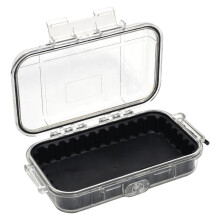 Waterproof Dry Box, Shockproof Dry Container With Carabiner, Transparent, Medium Size Camping And Precision Equipment