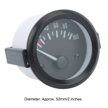 Automotor-Öldruckanzeige 0-100 Psi 52mm Weißlicht 12V